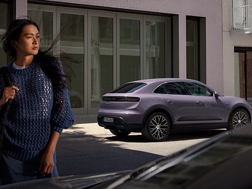 Erkennbar. Unverkennbar.<br>
Die neuen vollelektrischen Macan Modelle.